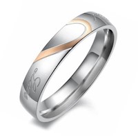 Anillo Mujer AN000127M Real Love - Acero Inoxidable 316L