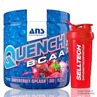 Aminoácidos Ans Quench Bcaa 30 Servicios Superfruit + Shaker