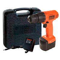 Taladro Atornillador Black & Decker CD121K 12v Maleta
