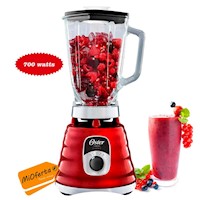 Licuadora Clásica Oster BLST4126R Perilla Ergonómica Roja