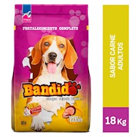 Comida para Perro Adulto BANDIDO Sabor Carne Bolsa 18KG