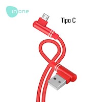 CABLE INONE TRENZADO DE NYLON USB | TIPO C