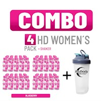 COMBO ADN WOMEN'S - HD WOMEN'S PACK 60 UNID. + SHAKER