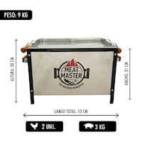 CAJA CHINA MASTER GALVANIZADA CHICA