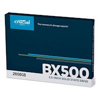 Crucial Disco Sólido 2TB BX500 Sata III 25 SSD - CT2000BX500SSD1