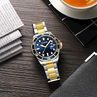 RELOJ CURREN - DIAMANTE AZUL PLATEADO - SKU CUR-76