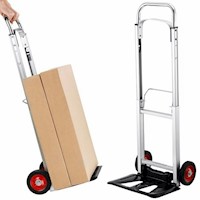 MONTECH - Coche carreta Plegable de Aluminio- Carga 90 Kg