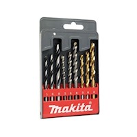 Estuche de brocas p/ madera, metal y ladrillo 5-6-8mm 9 uni