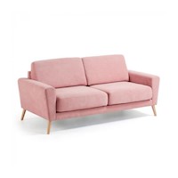 Sofa 3 Cuerpos Pink- Salmon Suave