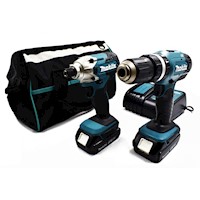 Taladro Percutor Y Atornillador Impacto inalambrico 18v Dlx2336syx Makita