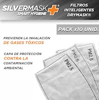 10-Pack Filtros KN95 para Mascarilla DryMask