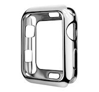 Case TPU para Apple Watch 40mm - Serie 5 / 4 / 3 / 2 / 1 - Plata