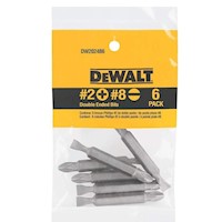 Punta 2 PHIL 8 SLOTTED Doble DW2024B6 Dewalt
