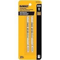 Hoja de calar 4" 6TPI 2Unid Corte Rápido DW3753H2 Dewalt
