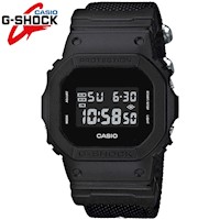Reloj Casio G-Shock DW5600BBN-1 Luz De Fondo Correa de Nailon Negro