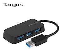 HUB USB TARGUS 4 PORT 3.0 BUS POWER BLACK- ACH124US