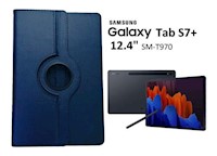 Funda Giratoria Samsung s7+ Azul