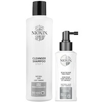 Nioxin-1 Shampoo Densificador + Loción Capilar para Cabello Natural