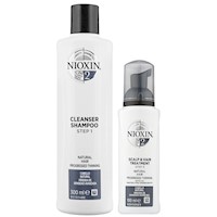 Nioxin-2 Shampoo Densificador + Espuma Capilar para Cabello Natural