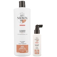 Nioxin-3 Shampoo Densificador 1000ml + Loción Capilar Cabello Teñido