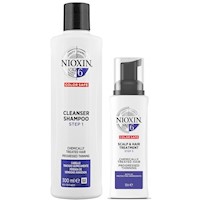 Nioxin-6 Shampoo + Espuma Capilar para Cabello Tratado Químicamente