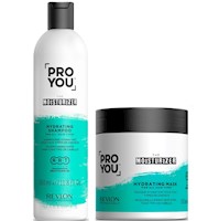 Shampoo Hidratante 350ml + Mascarilla Revlon Pro You The Moisturizer