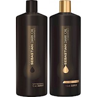 Shampoo 1000ml + Acondicionador 1000ml Sebastian Dark Oil