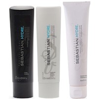 Shampoo Hidratante 250ml + Acondicionador + Mascarilla Sebastian Hydre