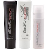 Shampoo Reparador 250ml + Acondicionador + Potion 9 Sebastian Penetraitt