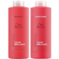 Shampoo 1000ml + Acondicionador 1000ml Wella Invigo Brilliance