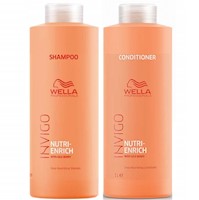 Shampoo 1000ml + Acondicionador 1000ml Wella Invigo Nutri Enrich