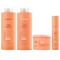 Shampoo Lt +Conditioner +Mascarilla +Spray Wella Invigo Nutri Enrich