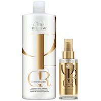 Shampoo 1000ml + Aceite 100ml Wella Oil Reflections