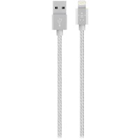 Cable Belkin Lightning to USB 1.2M Plata - F8J144bt04-SLV