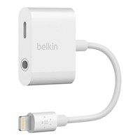 Belkin Lightning 3.5mm Audio + Charge Rockstar Aux Adapter/iPhone XS, XR, 8