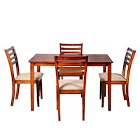 Comedor 4 Sillas - OCY - Cedro