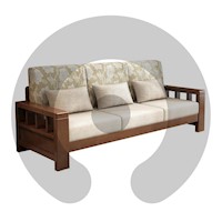 Sofa 3 Cuerpos - MURILLO - Natural