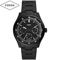 Reloj Fossil Belmar FS5576 Multifuncional Acero Inoxidable Negro