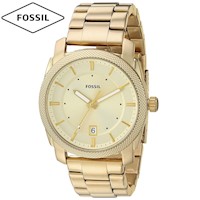 Reloj Fossil Machine FS5264 Fecha Acero Inoxidable Dorado