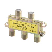Splitter Divisor Cable Coaxial 4 Salidas Fulgore FU0632