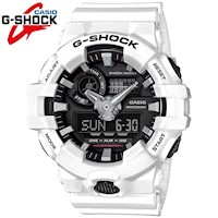 Reloj Casio G-Shock GA700-7A Digital Analógico Luz LED Acuatico Blanco