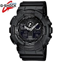 Reloj Casio G-Shock GA100-1A1 Digital Analógico Acuático Luz Automática Resina Negro