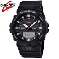 Reloj Casio G-Shock GA800-1A Digital Analógico Acuático Luz Automática Resina Negro