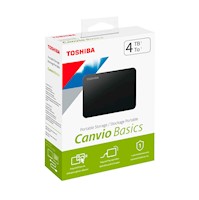 Toshiba - Disco Duro Externo Toshiba 4TB Canvio Basics Usb 3.0