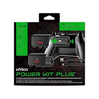 Power Kit Plus Nyko Paquete 2 Baterías Recargables + Cable Micro USB Xbox