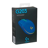 Mouse Logitech G203 Lightsync Optical 800 Dpi Rgb Azul