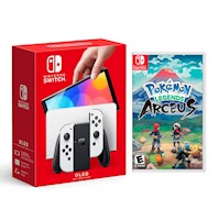 Consola Nintendo Switch Modelo Oled Blanco + Pokémon Legends Arceus