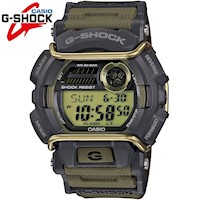 Reloj Casio G-Shock GD-400-9 Digital Acuático Luz Protector Metalico Resina Verde Gris