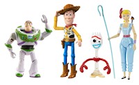Mattel - Toy Story 4 Pack 4 Figuras articulables