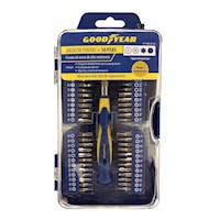 Juego de destornilladores de precisión de 50 piezas Goodyear  GY-SDK-6150